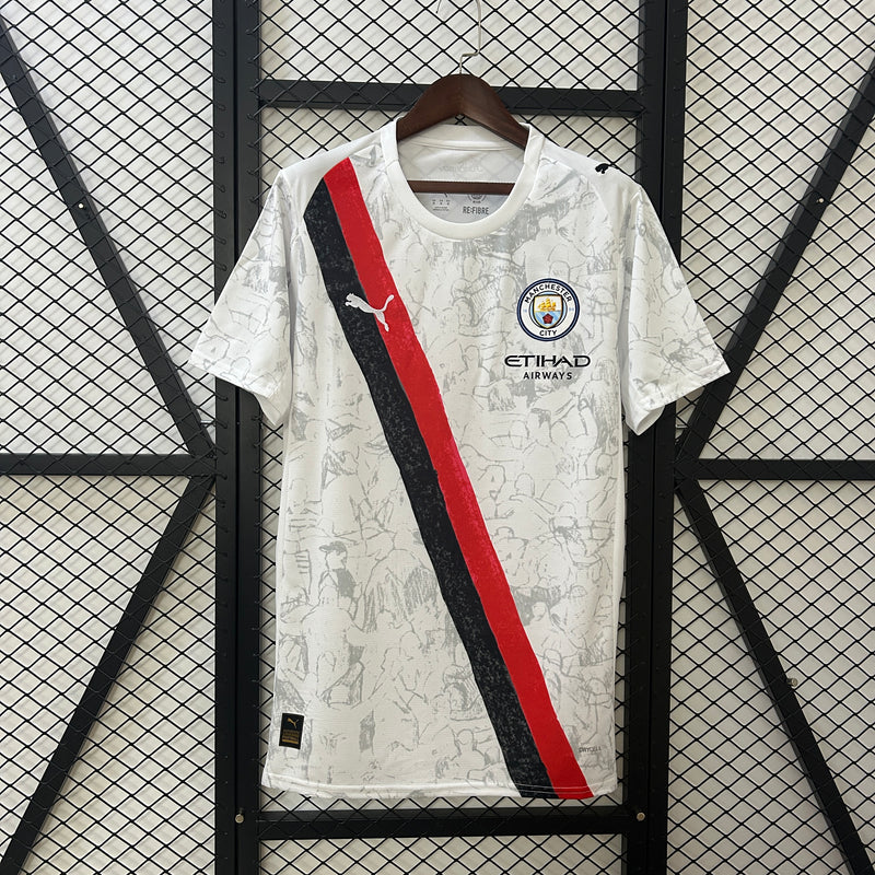 Camisa Manchester City 25/26 Branca - Torcedor