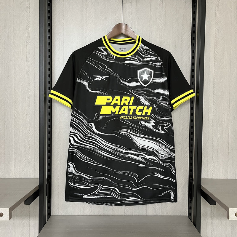 CAMISA DO BOTAFOGO 24/25 PRETO E AMARELO - TORCEDOR