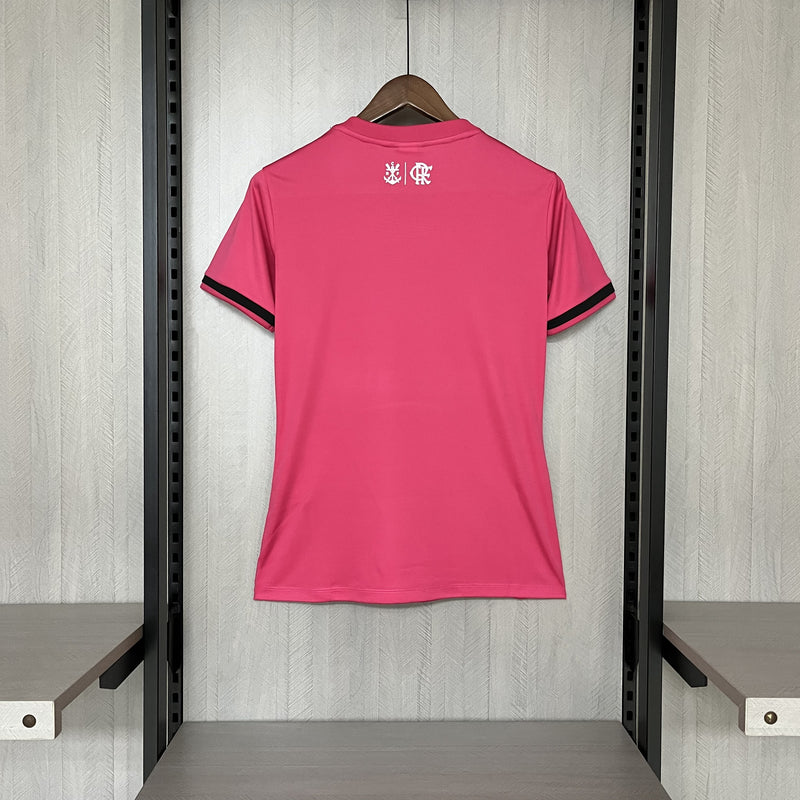 Camisa Flamengo Feminina 24/25 - Rosa