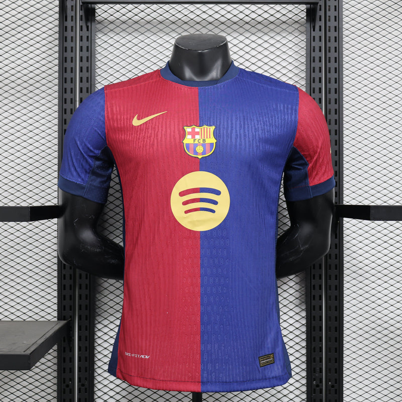 Camisa Barcelona Edição Especial 2024/25 Jogador Masculino - Azul e Grená