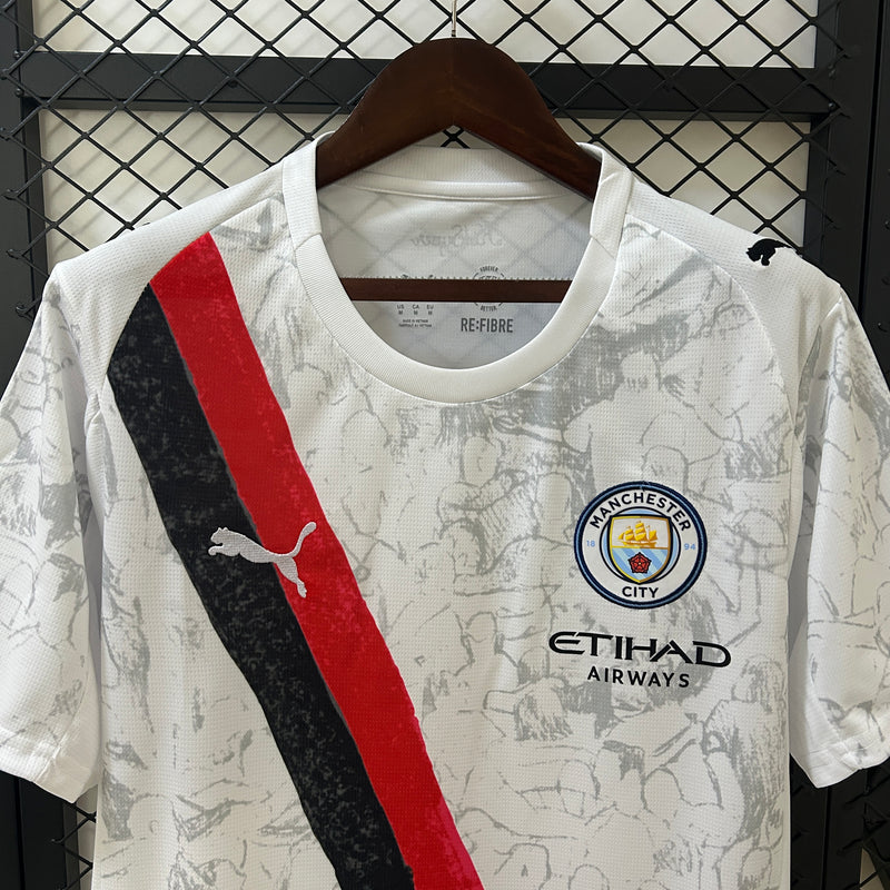 Camisa Manchester City 25/26 Branca - Torcedor