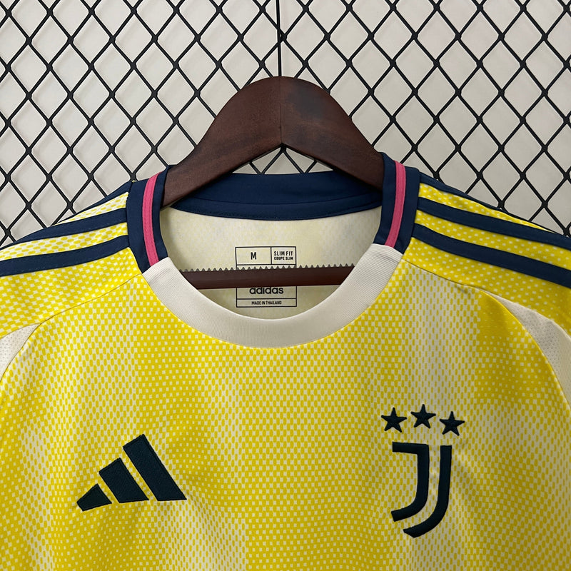 CAMISA LANÇAMENTO DA JUVENTUS 24/25 AMARELO