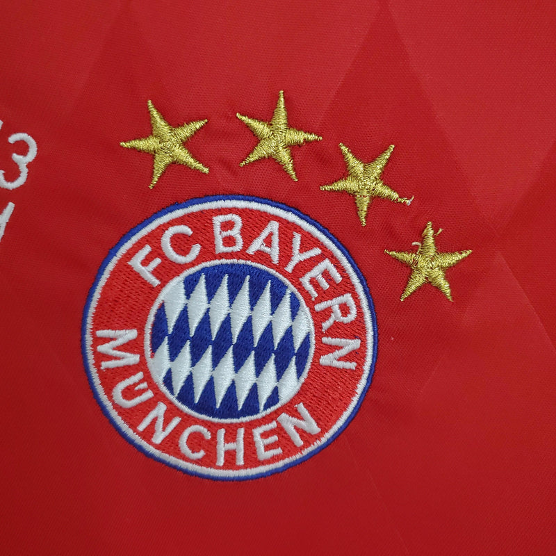 Camisa Retrô Bayern de Munique 2013/14 Home Champions League Edition