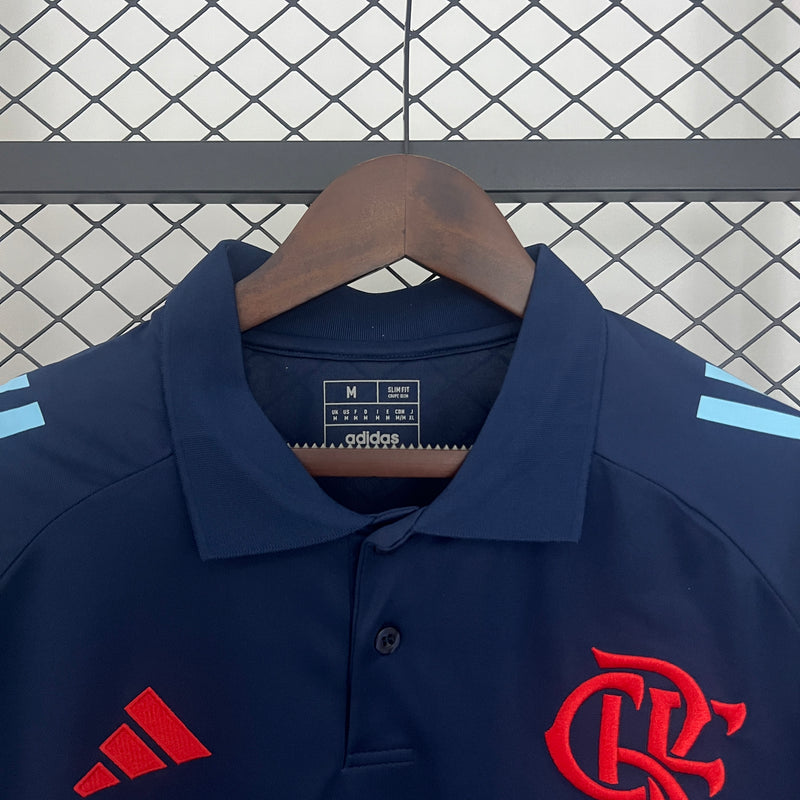 Camisa de Treino Flamengo Azul marinho POLO - 2025/26