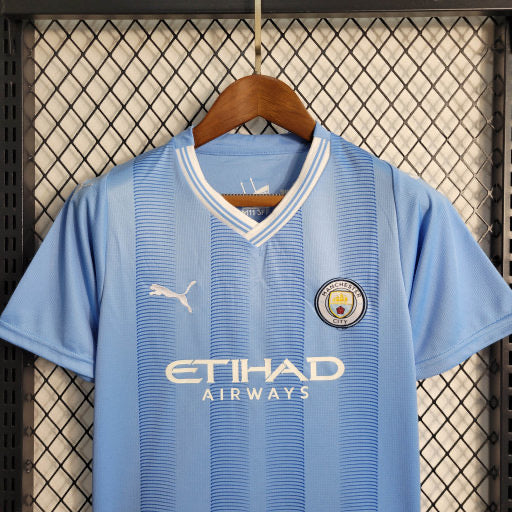 Kit Infantil Manchester City Home 23/24