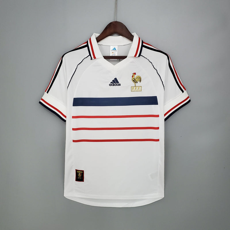 Camisa Retrô Seleção França 1998/98 Away