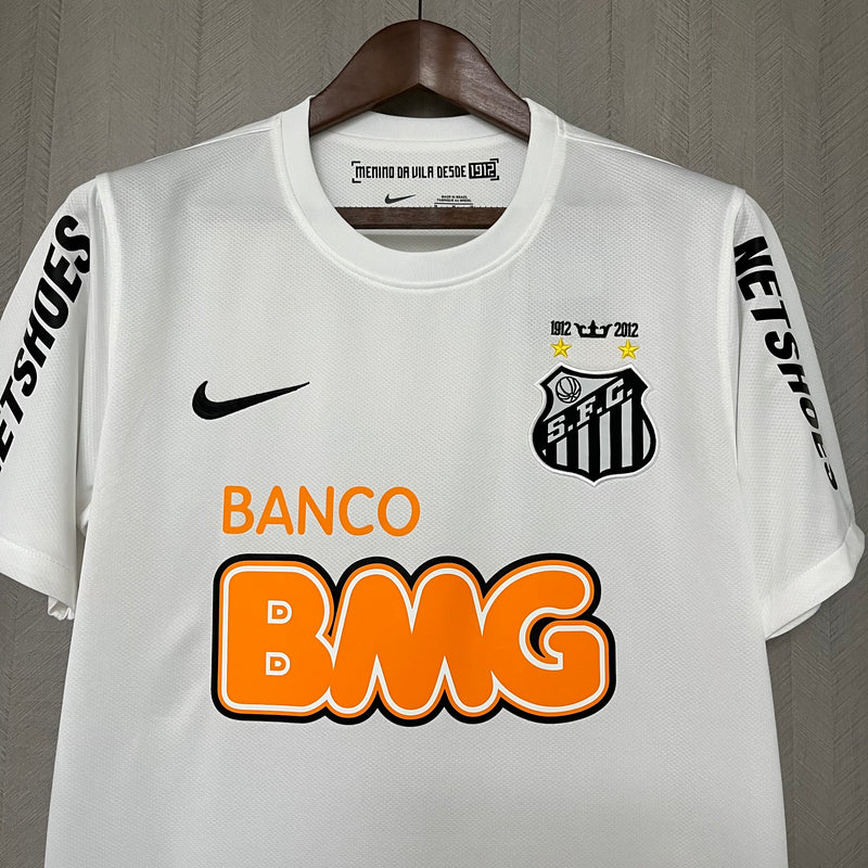 Retrô Santos 2012 Branca - Neymar