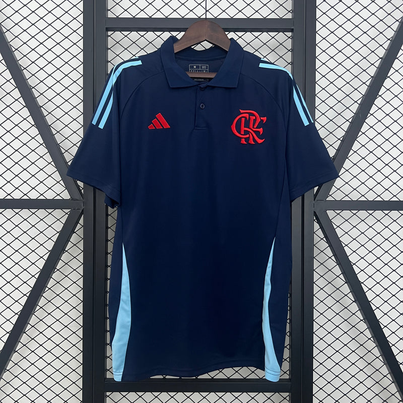 Camisa de Treino Flamengo Azul marinho POLO - 2025/26