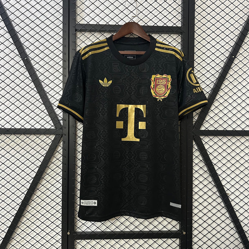 Camisa Bayern de Munique 25/26 Preta - 125º Aniversário