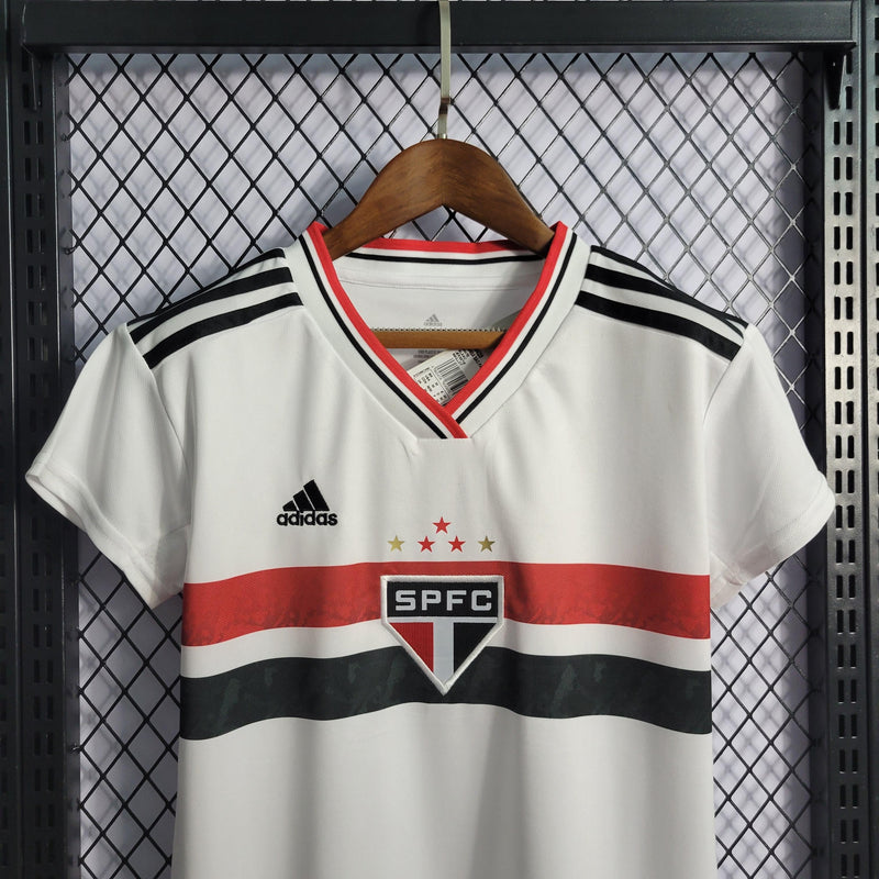 Camisa Oficial do São Paulo F.C - 22/23 - Feminina - Versão Torcedor - Personalizável