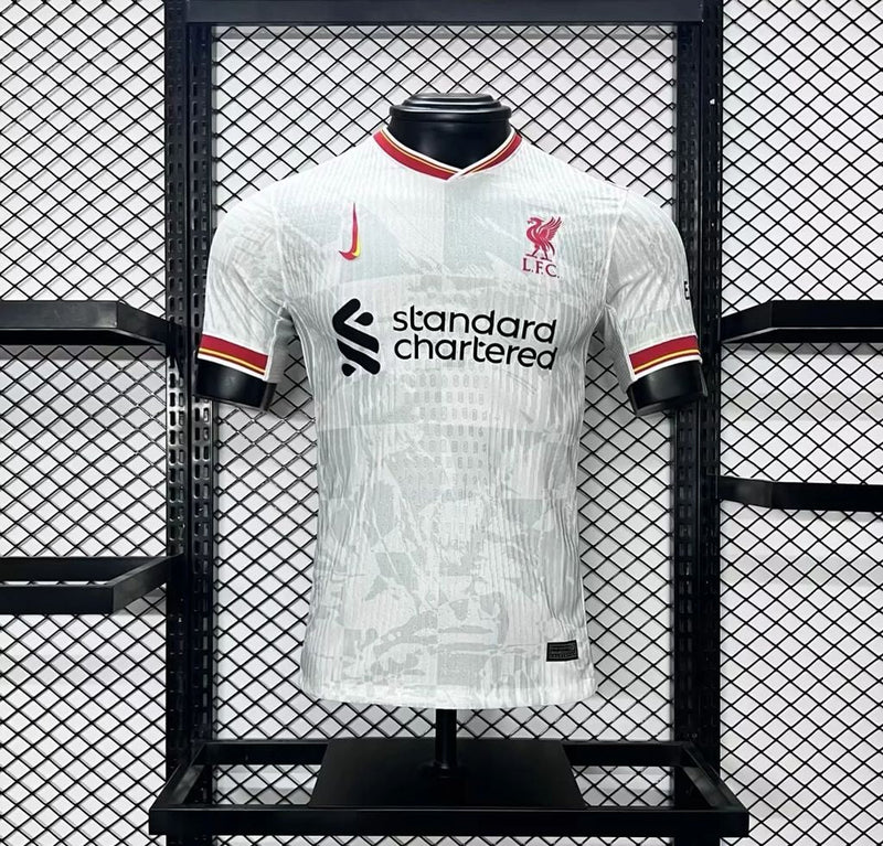 CAMISA VERSÃO JOGADOR LIVERPOOL 24/25 - BRANCO