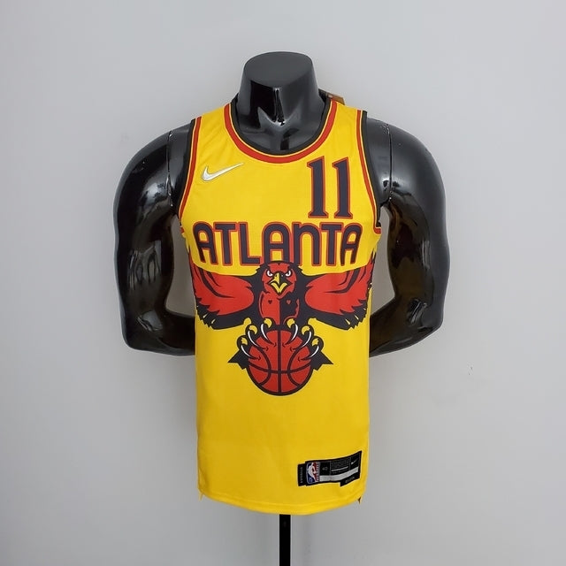 Regata Atlanta Hawks 75th Anniversary Masculina - Amarela