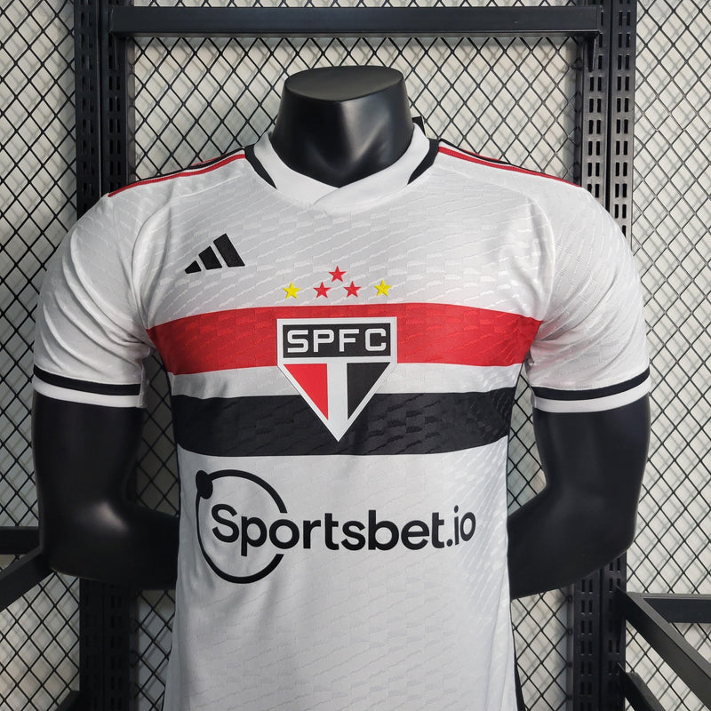 Camisa Oficial do São Paulo F.C - 23/24 - Versão Jogador - Personalizável