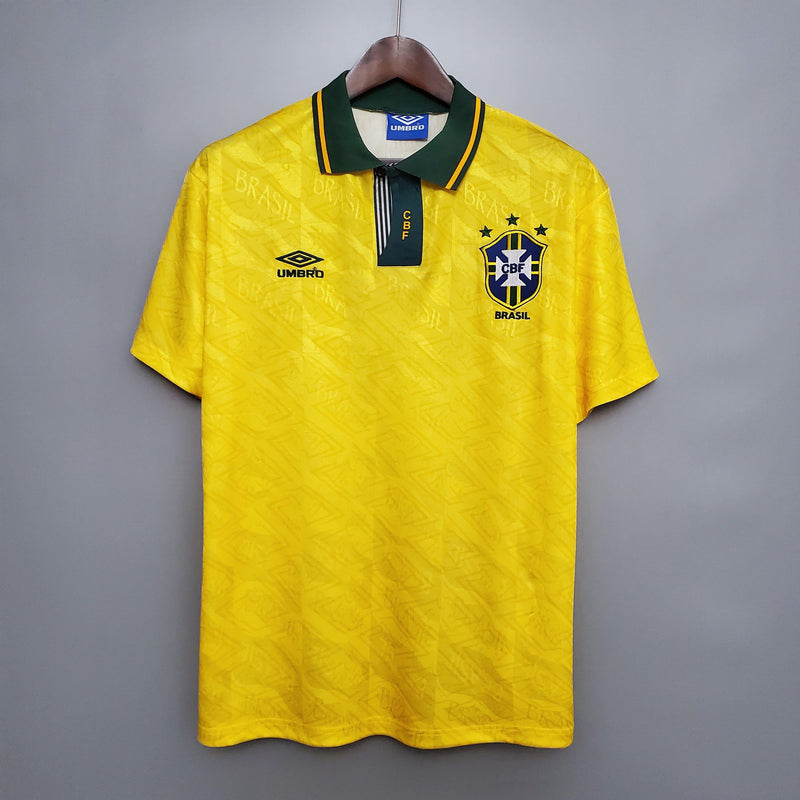 Camisa Retrô Seleção Brasil 1991/93 Home