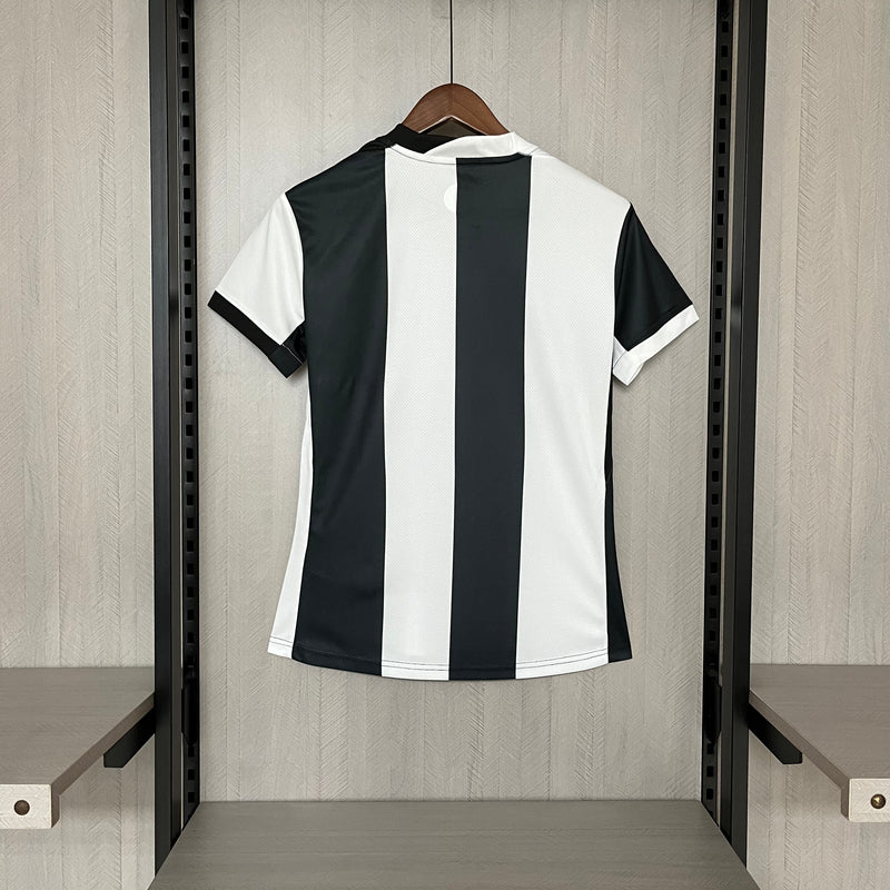 Camisa Corinthians 2024/25 Feminina - Torcedor Branca e Preto