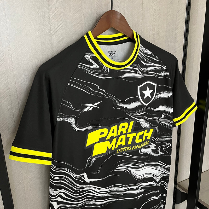 CAMISA DO BOTAFOGO 24/25 PRETO E AMARELO - TORCEDOR