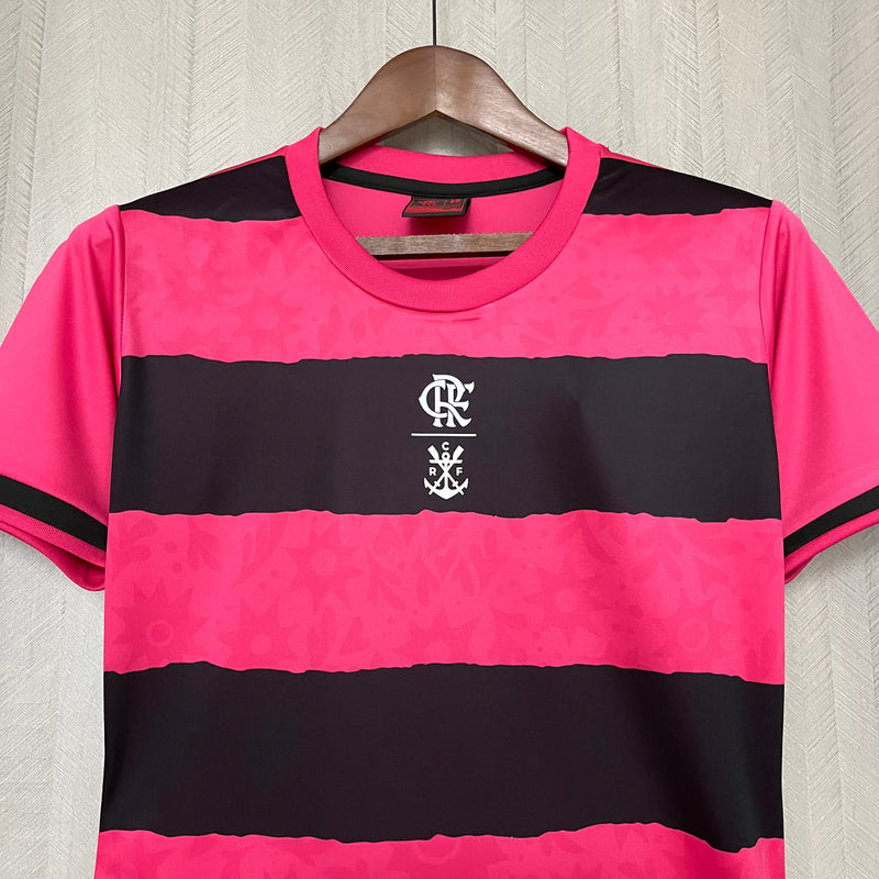 Camisa Flamengo Feminina 24/25 - Rosa