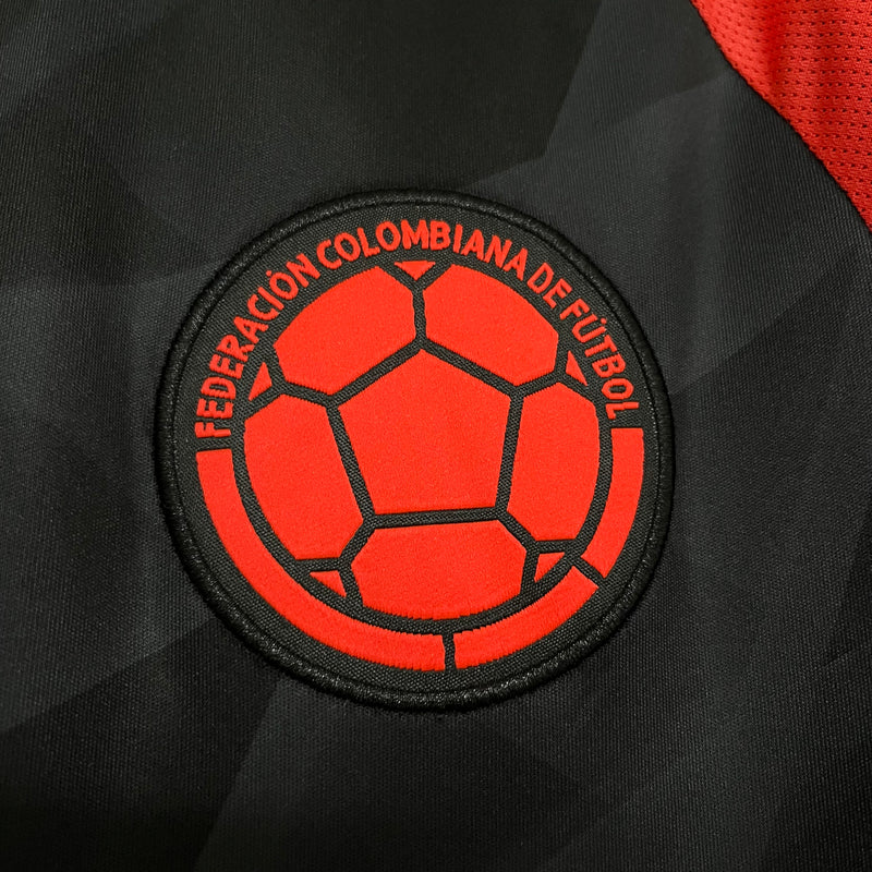 CAMISA DA COLOMBIA 2024 PRETA
