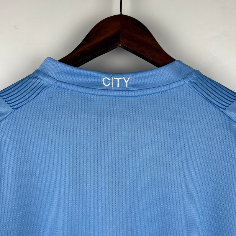 Camisa Manchester City I 23/24 (Manga Longa) - Masculina