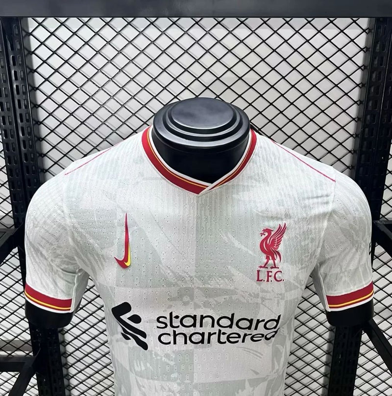 CAMISA VERSÃO JOGADOR LIVERPOOL 24/25 - BRANCO