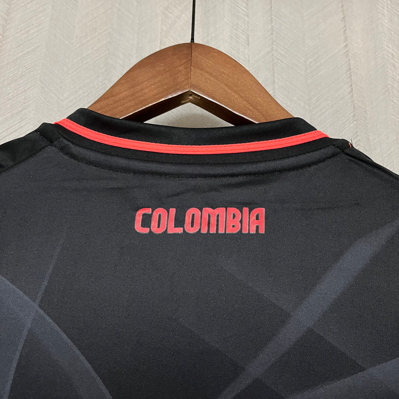 CAMISA DA COLOMBIA 2024 PRETA