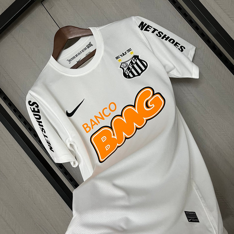 Retrô Santos 2012 Branca - Neymar