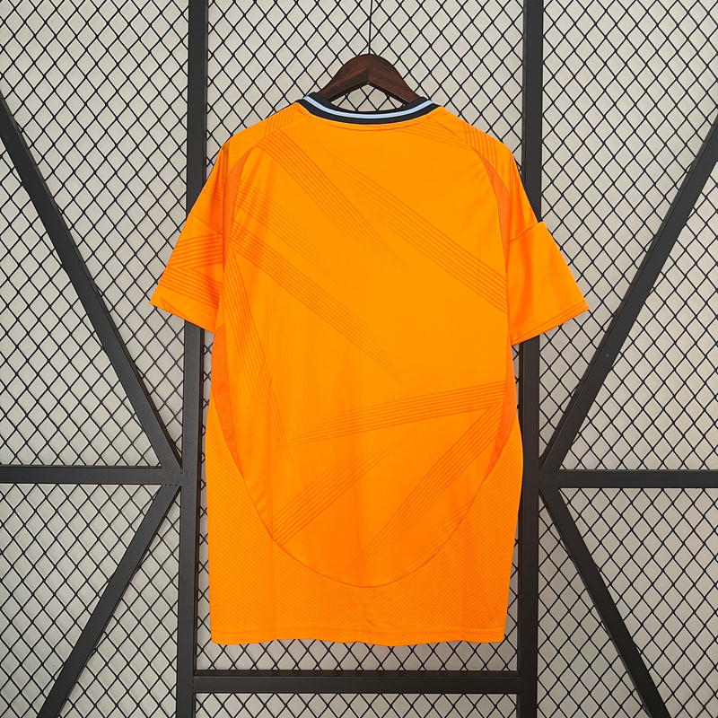 CAMISA LANÇAMENTO DO REAL MADRID 24/25 LARANJA