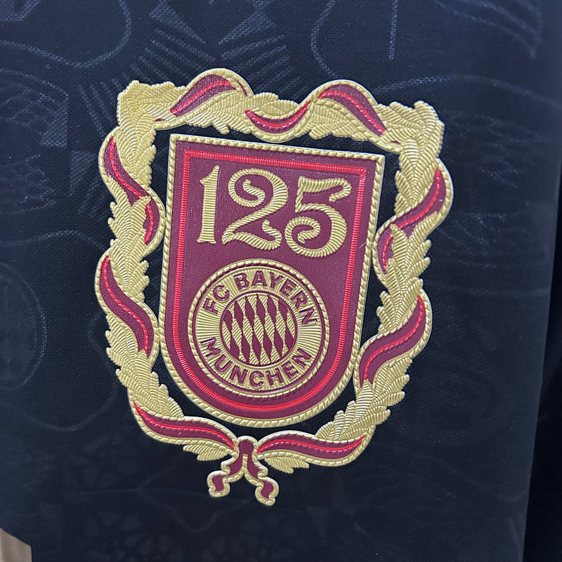 Camisa Bayern de Munique 25/26 Preta - 125º Aniversário