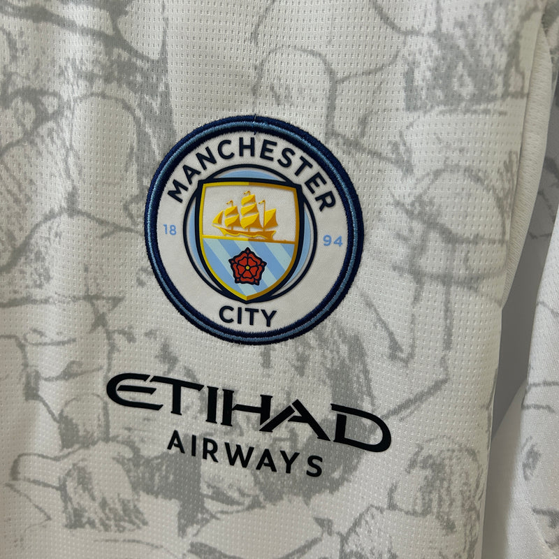 Camisa Manchester City 25/26 Branca - Torcedor