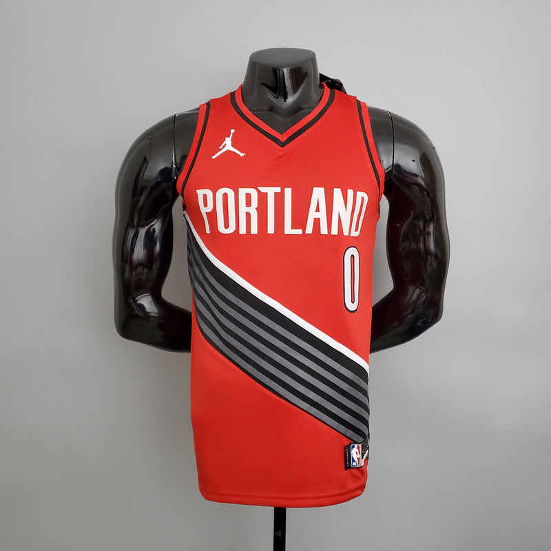 Camisa Basquete NBA Regata Portland Trail Blazers Masculina - Vermelha