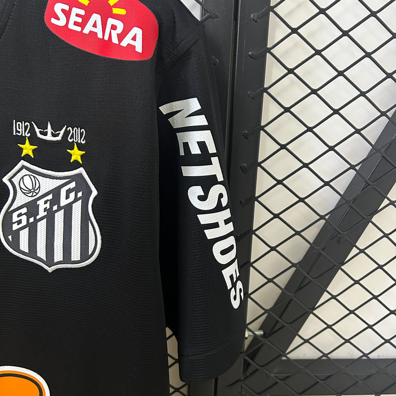 Camisa Retrô Santos 12/13 Preta